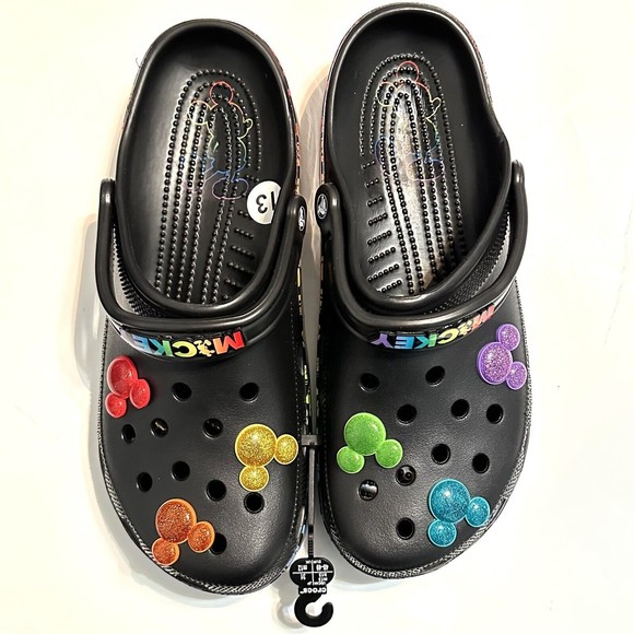 CROCS Other - Crocs x Disney Rainbow Pride Celebration Mickey Mouse Clog 207755-0C4 Size 13